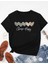 Unisex Pamuklu Choose Happy Kalp Ön Baskılı Tasarım Tshirt 1