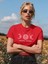 Unisex Sun Moon Ön Baskılı Oversize T-Shirt 1