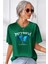 Unisex Blue Butterfly Baskılı Tasarım Tshirt 1