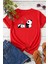 Unisex Uykucu Panda Baskılı Tasarım Tshirt 1