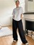 Kadın Beyaz Classical Ön Baskılı Oversize T-Shirt 3