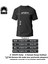 Unisex Kalp Baskılı Tasarım Tshirt 4