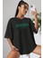 Unisex Happiness Baskılı Tasarım Tshirt 1