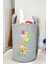 Unisex Ayıcık Desenli Bebek Çocuk Odası Düzenleyici Saklama Kutusu Oyuncak Kirli Sepeti 50X40 cm 1