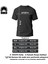 Unisex Kalp Baskılı Tasarım Tshirt 3