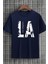 Unisex Los Angles Baskılı Tasarım Tshirt 1