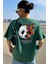 Unisex Panda Baskılı Tasarım T-Shirt 1