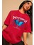 Unisex Blue Butterfly Baskılı Kısa Kol T-Shirt 2