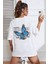 Unisex Kelebek Baskılı Tasarım Tshirt 1