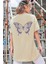 Unisex Butterfly Baskılı Tasarım T-Shirt 1