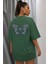 Unisex Butterfly Baskılı Tasarım T-Shirt 1