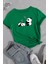 Unisex Uykucu Panda Baskılı Tasarım Tshirt 1