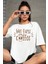 Unisex But First Coffee Tasarım Tshirt 1