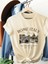 Unisex Italyan Skyline Özel Tasarım Ön Baskılı Tasarım Tshirt 1