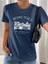 Unisex Italyan Skyline Özel Tasarım Ön Baskılı Tasarım Tshirt 3