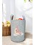 Unisex Ayı Desen Bebek Çocuk Odası Düzenleyici Saklama Kutusu Oyuncak Kirli Sepeti 40X35 cm 1