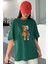 Unisex Boys Bear Baskılı Tasarım Tshirt 1