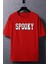 Unisex Spooky Baskılı Kısa Kol T-Shirt 1