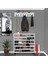 Kenzlife Portmanto Ayakkabılık ve Askılık Tomak6 Gribyz 98*100*32 Otuz Çift Ayakkabı Kapasitesi 2
