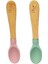 Citron 2'li Organik Kaşık Seti - Green/pink 1073667 1