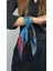 , Duyarlılık Etiketi ve Çok Renkli, Piliseli (Katlamalı) Fular 30, 48cmx48cm 2