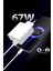 67W (Watt) Redmi Note 11 Pro Uyumlu Şarj Seti Kablo (1m) + Başlık 5