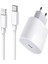 Iphone 14 Plus Uyumlu 25W Hızlı Şarj Aleti Adaptör + Kablo (1m) 1