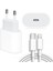 Iphone 14 Plus Uyumlu 25W Hızlı Şarj Aleti Adaptör + Kablo (1m) 3