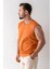 Erkek Bisiklet Yaka John Borners Baskılı Kolsuz T-Shirt Turuncu - 2752 5