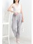 Gabardin Pantolon Gri 4