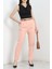 Kemerli Double Pantolon Pudra 1