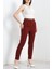 Kemerli Double Pantolon Bordo 2