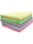 Mikrofiber Pastel Seri Temizlik ve Kurulama Bezi 2'si 1 Arada 5’li Set | 35X40 cm 1