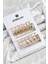 Pirinç Karışık Halka Model Gold Renk 6 Çift Kadın Küpe Set 1