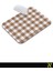 Kahverengi Ekose Pötikare Desenli Ergonomik Mouse Pad - 23 x 19 cm - Kaymaz Taban Ev ve Ofis Kullanımı Fare Altlığı Mousepad 5