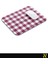 Bordo Ekose Pötikare Desenli Ergonomik Mouse Pad - 23 x 19 cm - Kaymaz Taban Ev ve Ofis Kullanımı Fare Altlığı Mousepad 3