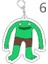 Gülümseyen Akrilik Keychains Yetişkin Pim Charlie Alan Aksesuarlar Için Knahi Knahi Çanta Çanta Kolye Ana Zincir Yüzük Mücevher Hayranları Arkadaşlar Renk: Stil 6/boyut: 55MM (Yurt Dışından) 1