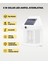 Beyaz 5W Solar / Güneş Enerjili LED Ampullü Duvar Fener Aplik 3200K - Sarı Işık 1