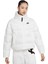 Sportswear Down Fill Therma Fit City Series Full Zip Kadın Bol Kesim Kaz Tüyü Spor Ceket Beyaz 1