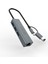 IUTP-03TX USB 3.0 3 Portlu Hub ve Gigabit Ethernet Adaptörü | 10GBPS Veri Aktarımı | RJ45 1000MBPS | Type-C 3.1 | Bilgisayar, Notebook, Tablet ve Cep Telefonu Uyumlu | Isıya Dayanıklı Yapı 1