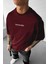 Erkek Bordo Spectacular Oversize Salas T-Shirt 1
