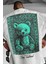 Erkek Ekru Beyaz Traditional Ayıcık Teddy Bear Oversize Fit Bol Geniş Kalıp Salaş Kesim T-Shirt 1