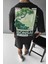Erkek Siyah Bonsai Oversize Fit Bol Geniş Kalıp Salaş Kesim T-Shirt 1