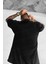 Erkek Siyah Good Karma Oversize Fit Bol Geniş Kalıp Salaş Kesim T-Shirt 2