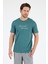 Erkek %100 Pamuk Bisiklet Yaka Kısa Kollu Baskılı T-Shirt Rahat ve Şık Günlük Erkek Tişört 0011 2