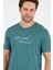 Erkek %100 Pamuk Bisiklet Yaka Kısa Kollu Baskılı T-Shirt Rahat ve Şık Günlük Erkek Tişört 0011 4