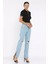 Yırtmaçlı Kadın Jean Kot Pantolon P-00017796 1