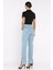 Yırtmaçlı Kadın Jean Kot Pantolon P-00017796 3