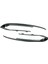 Çift Araba Tampon Dekoratif Şerit (Lh + Rh) Bmw 5 Serisi Için F10 F11 Sis Lambası Çerçeve Trim 51117331769 51117331770 (Yurt Dışından) 1