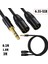6.35MM Trs Erkek Fiş 2 Çift Xlr Erkek Mikrofon Stereo Dengesiz Ses Dönüştürücü Adaptör Y Bölünmüş Kablo Kordon-C (Yurt Dışından) 3